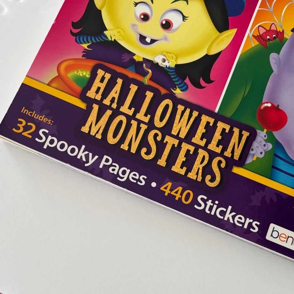Bendon Create  Face Halloween Monsters Sticker Play Book